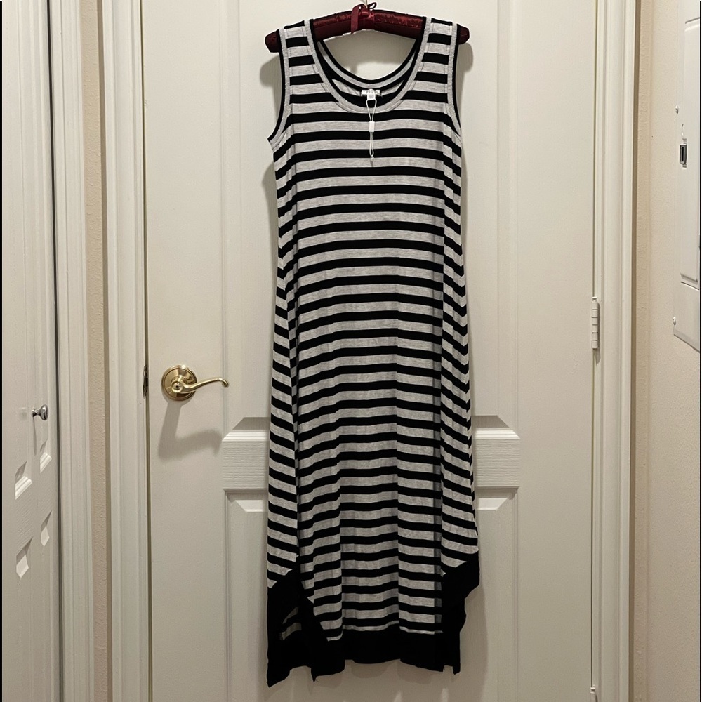 SPENSE MAXI STRIPE DRESS SZ:L